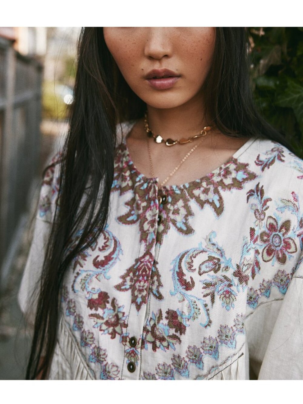 FREE PEOPLE Orson Mini Dress / Ivory Combo - Picture 8 of 9